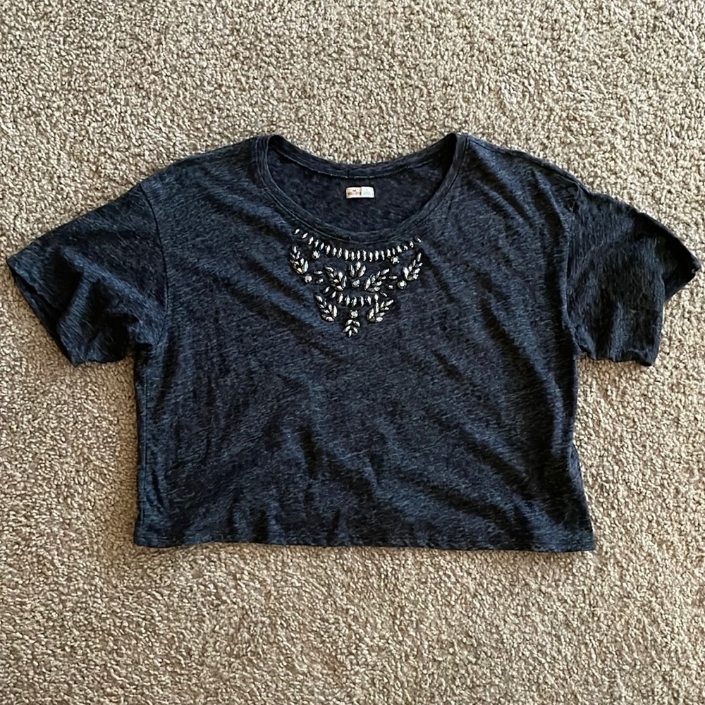 Jeweled Crop Top